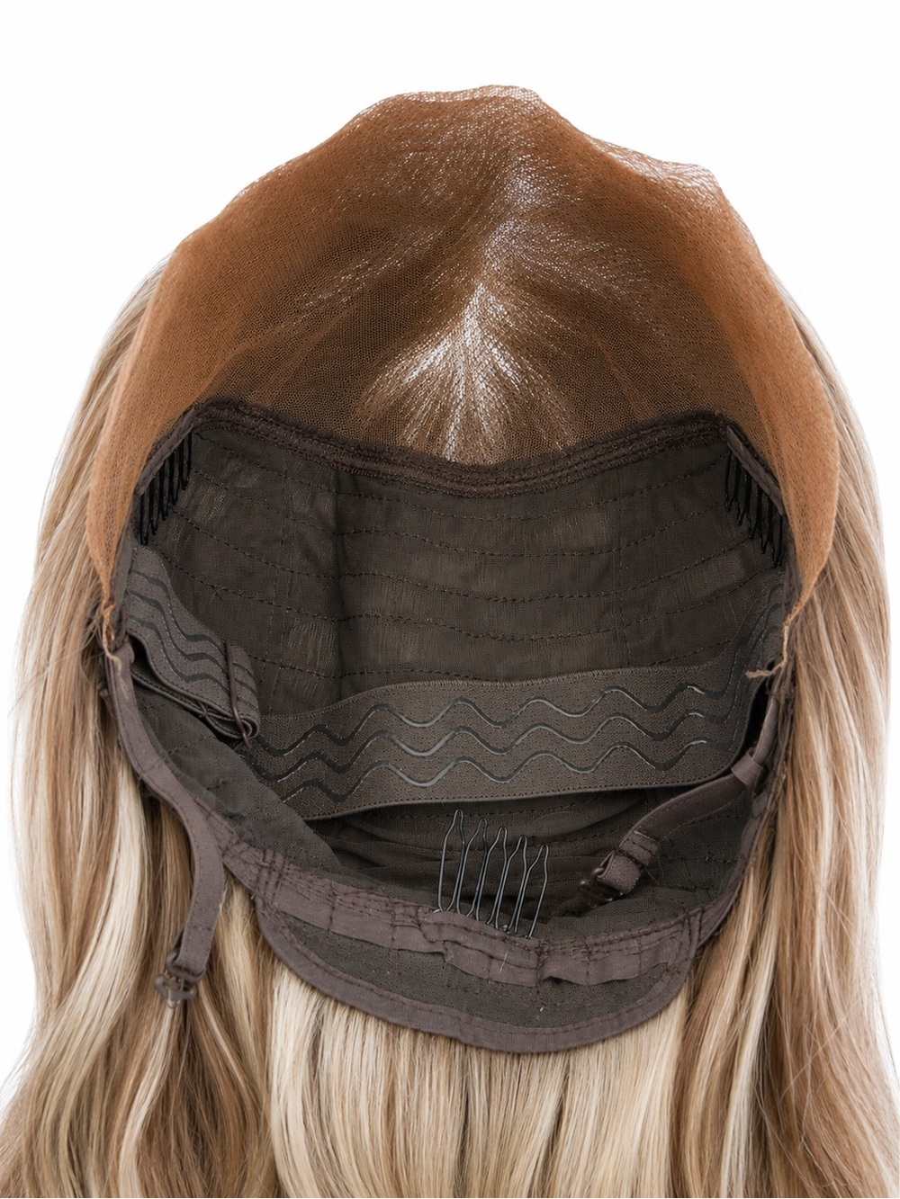 Blonde Long Layered synthetic Wig - Natural Ash Blonde - Picture 4 of 4